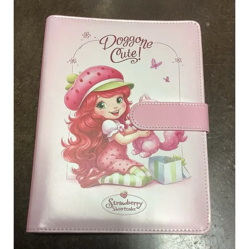 Strawberry Shortcake Friends A5 Binder w/ Printed Stationery paper & Tote